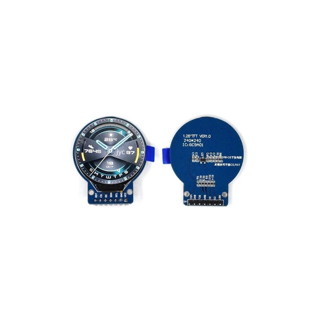 PANTALLA CIRCULAR TFT LCD 1.28" GC9A01
