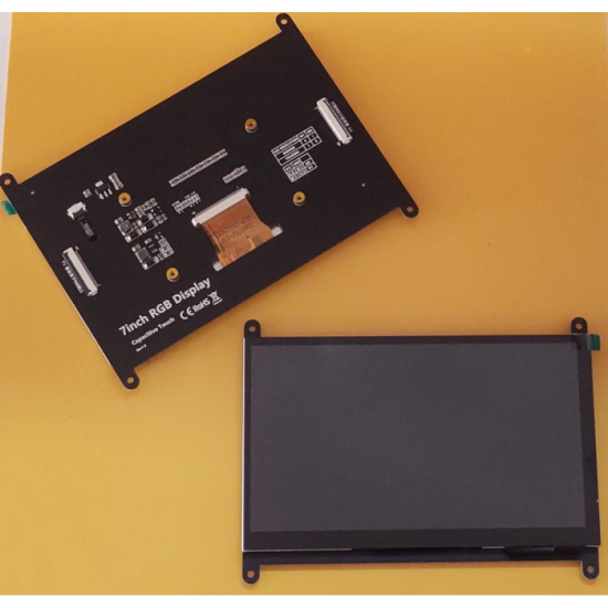 PANTALLA LCD TOUCH 7" 1024x600 COMPATIBLE CON RASPBERRY