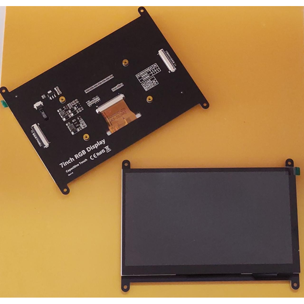 PANTALLA LCD TOUCH 7" 1024x600 COMPATIBLE CON RASPBERRY