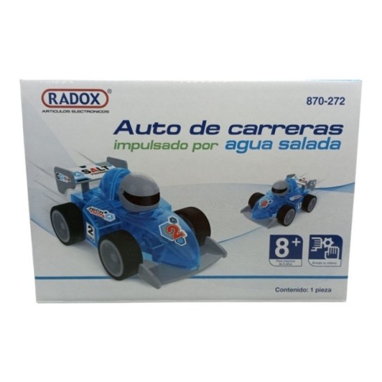 AUTO DE CARRERAS IMPULSADO POR AGUA SALADA