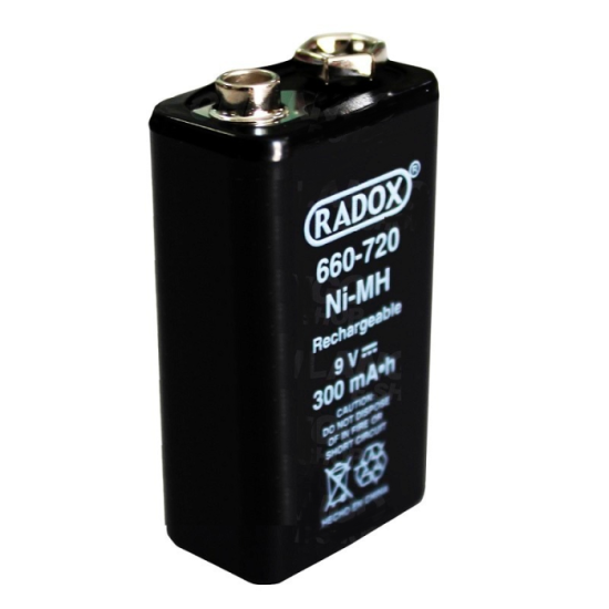 PILA RECARGABLE 9V 300MAH 660-720