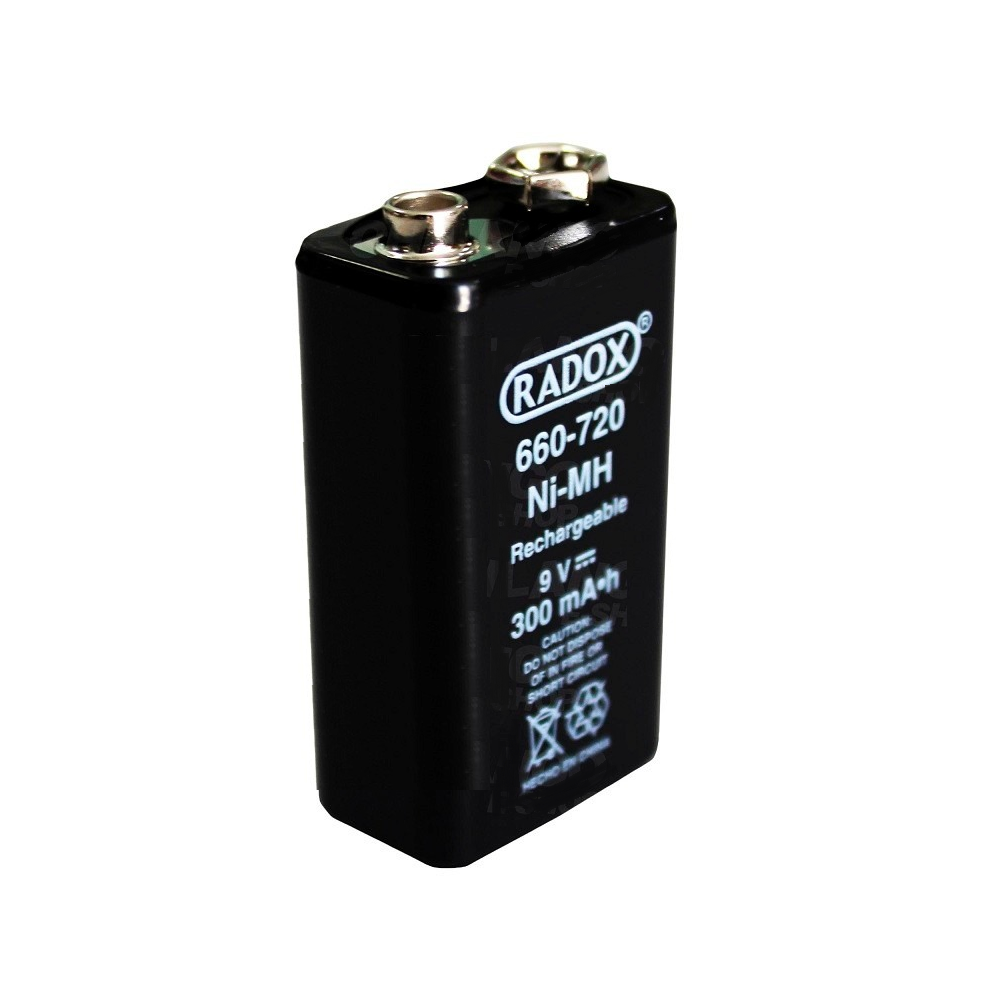 PILA RECARGABLE 9V 300MAH 660-720