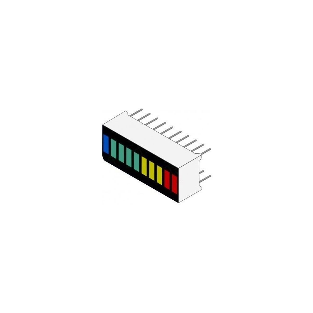 BARRA 10 LED'S DE COLORES