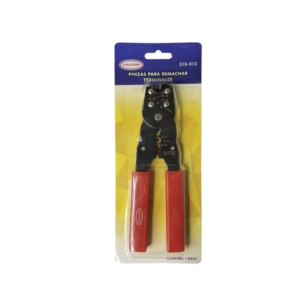 PINZAS PARA REMACHAR TERMINALES 310-012 CRIMPAR ZAPATAS