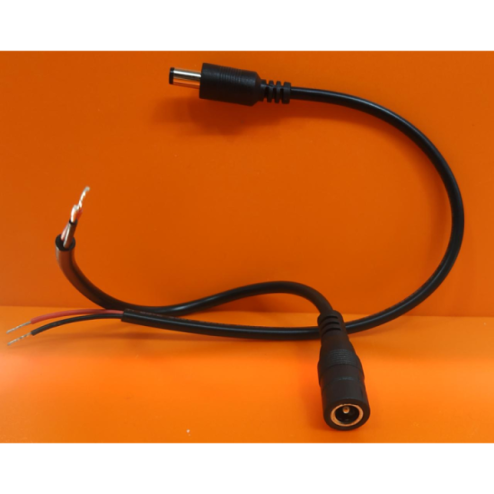 PLUG Y JACK PARA TIRA LED 20cm