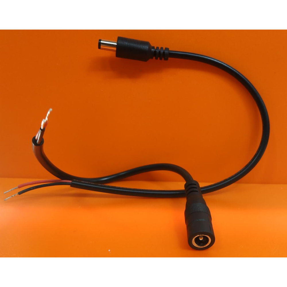 PLUG Y JACK PARA TIRA LED 20cm