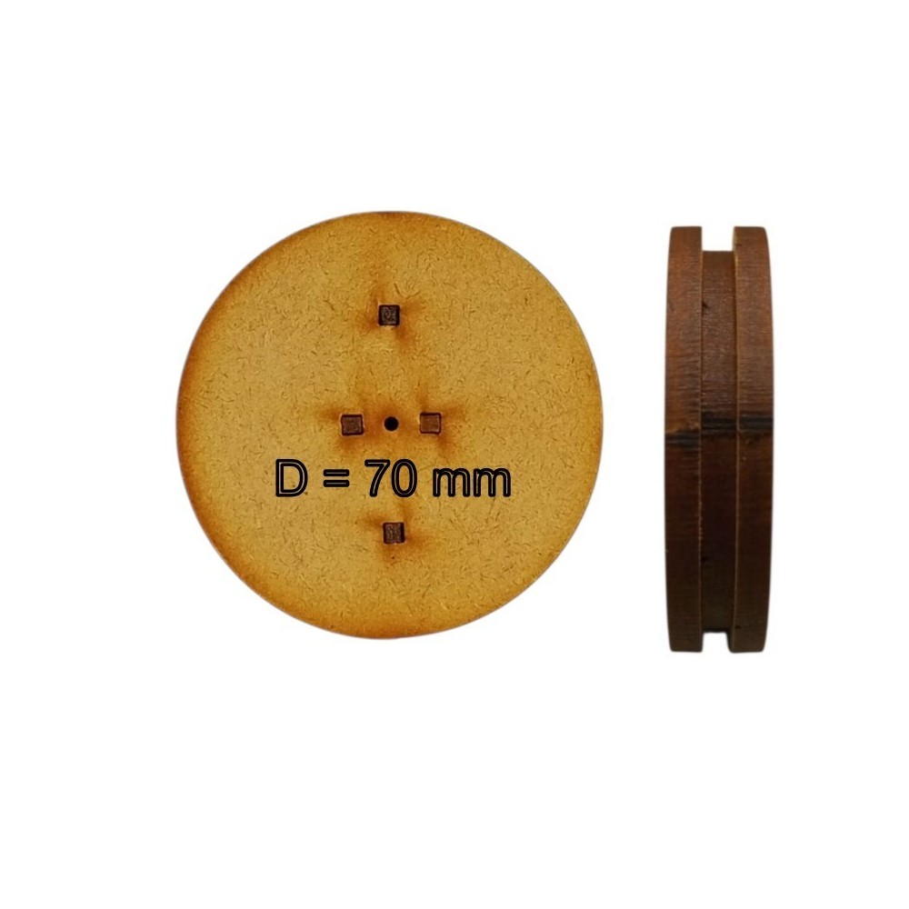 POLEA MDF PUNTO PARA MOTOR