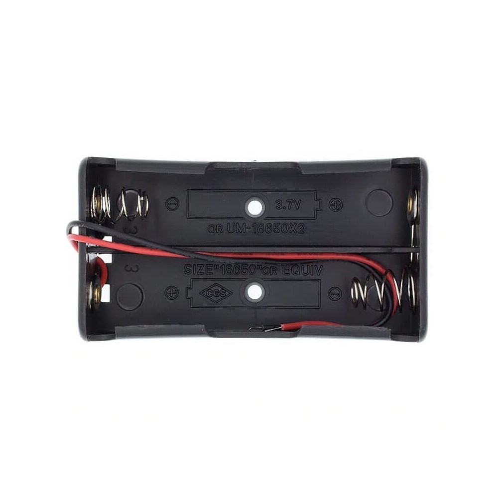 PORTA PILA 2XAA PLASTICO ABS