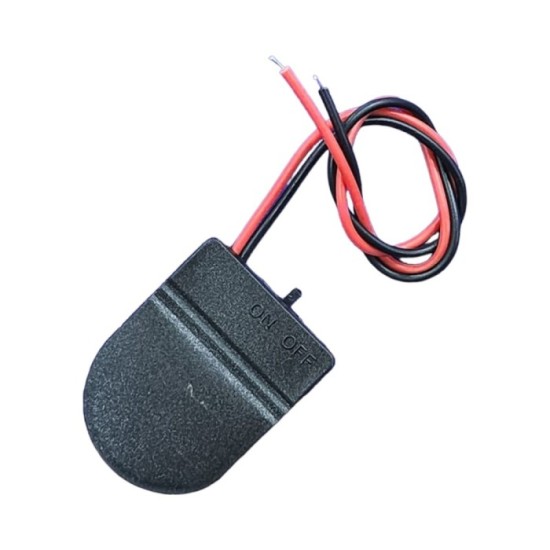 PORTA PILA CR2032 CON CABLE Y SWITCH