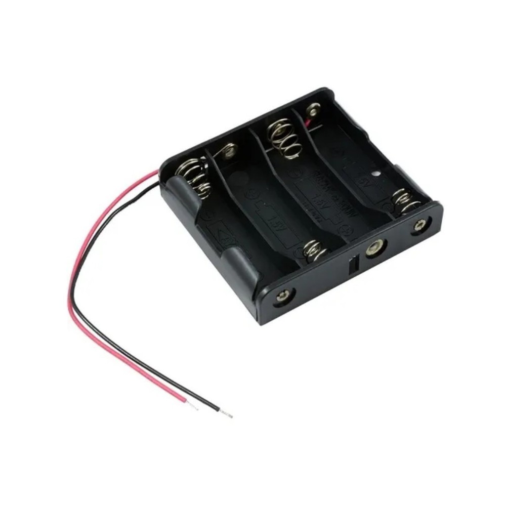 PORTA PILAS PARA 4 AA PARA MONTAJE 660-308