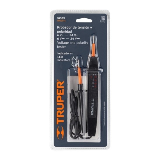 PROBADOR DE CORRIENTE CA/CC PUNTA LOGICA 6V - 24 VCA/VDC