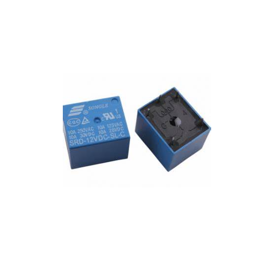 RELEVADOR SONGLE 12V 10A 1P2T 5 PINES