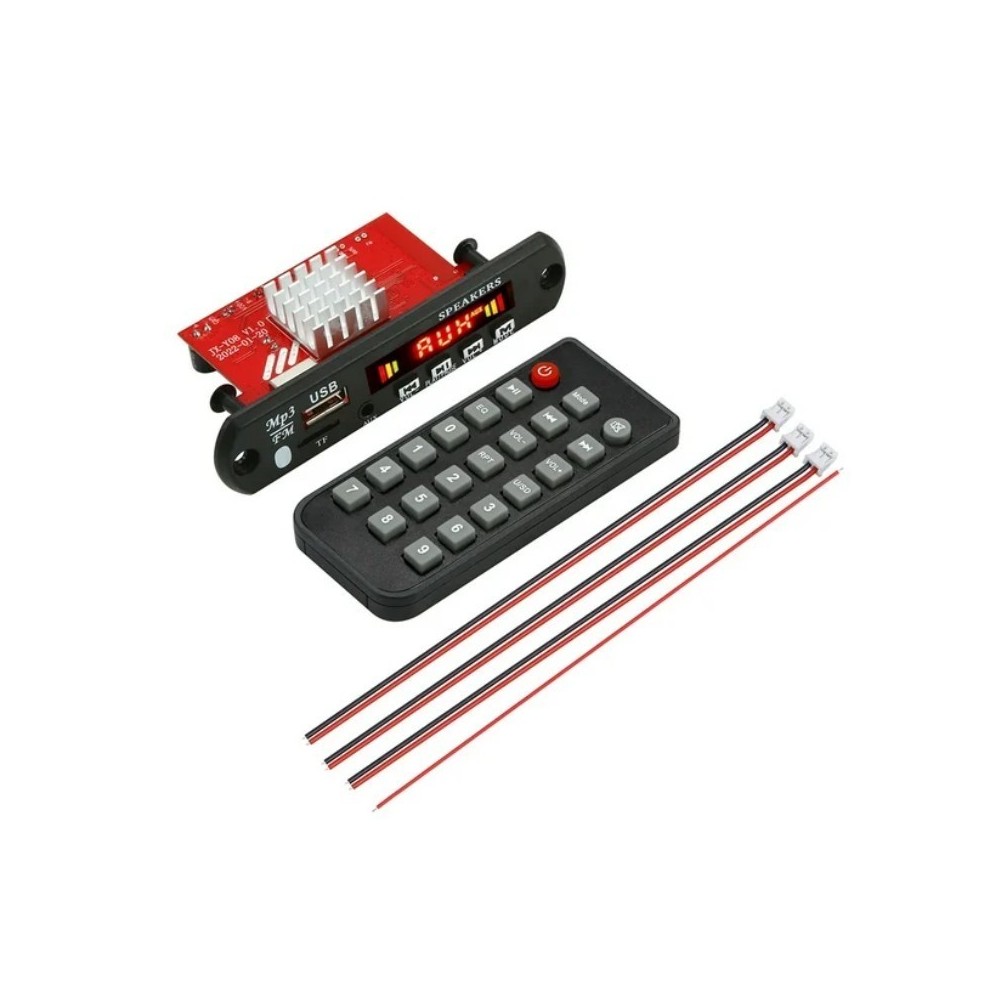 REPRODUCTOR MP3 BLUETOOTH CON AMPLIFICADOR 2x60W SN-BT120W