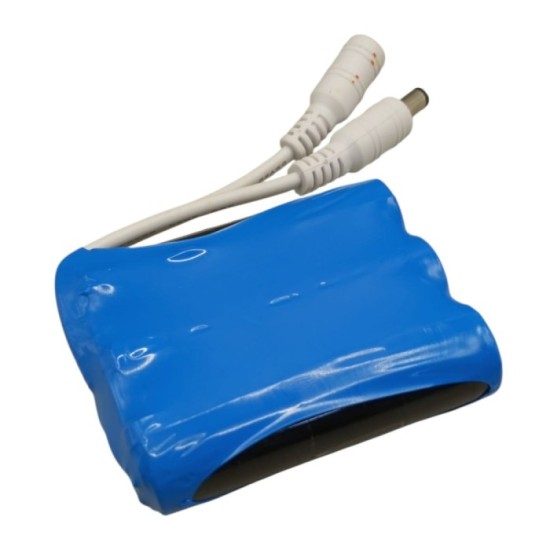 BATERIA 18650 3S 11.1V ARMADA CON CONECTORES CARGA/DESCARGA 2550mA 18650-3S