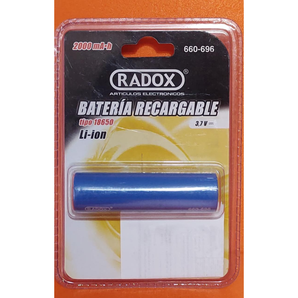BATERÍA 18650 Li-ion 2000mAh 3.7V