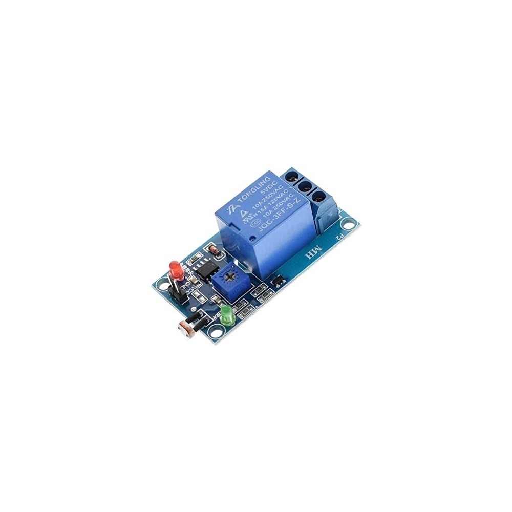 SENSOR DE LUZ LDR CON SALIDA RELEVADOR