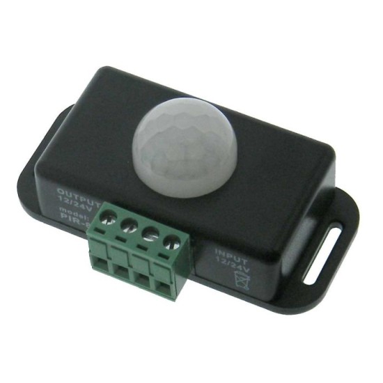 SENSOR PIROLICO PARA TIRA LED 12/24V DC 8A