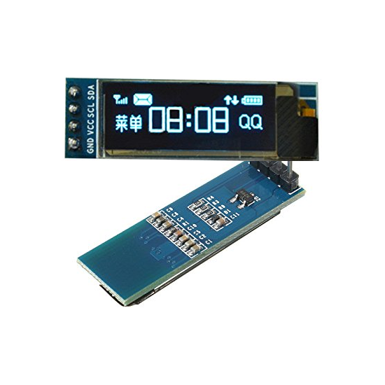 SSD1306 PANTALLA OLED I2C 128X32 0.91" Blanco