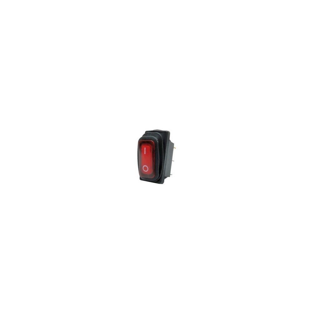 SWITCH BALANCIN KCD3 IMPERMEABLE CON PILOTO ROJO ON-OFF 125V 16A 835-054