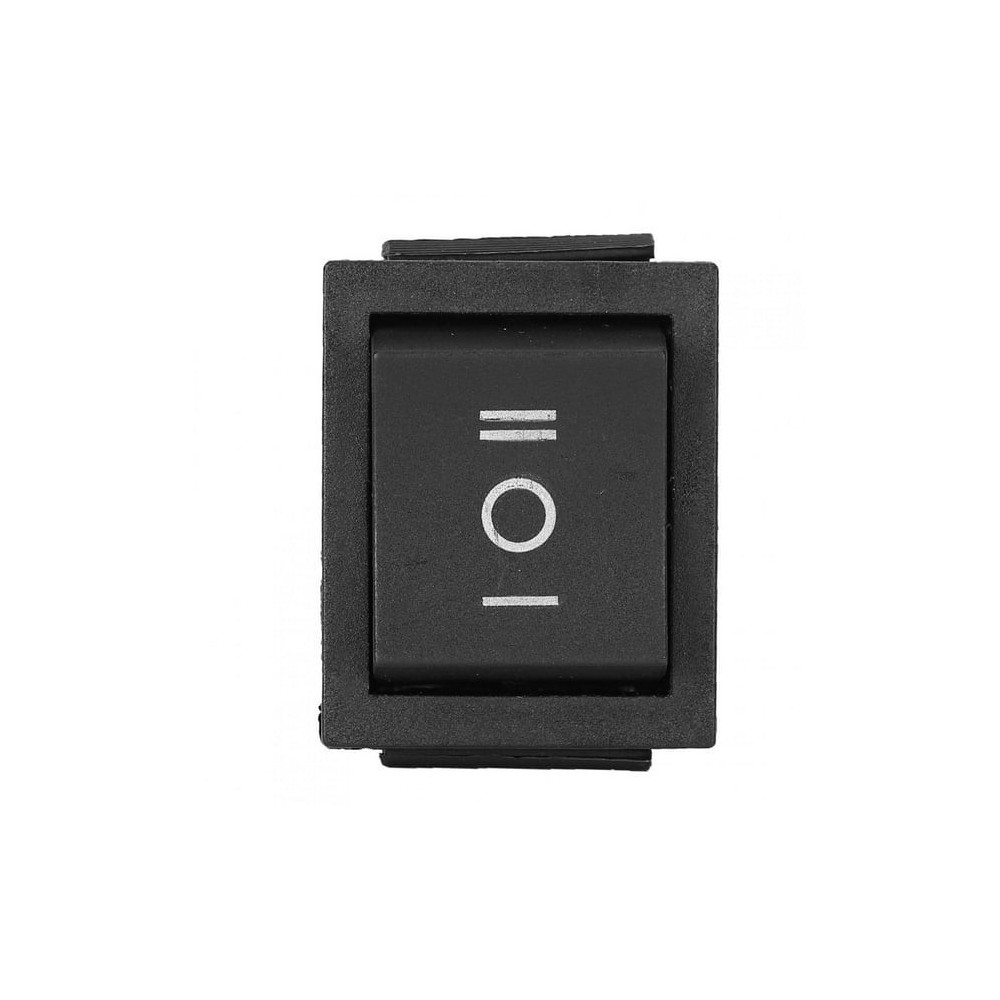 SWITCH BALANCIN RECTANGULAR NEGRO ON-OFF-ON 125V 16A