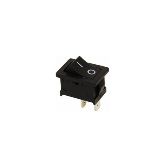 SWITCH TIPO BALANCÍN MINI 1P 1T NEGRO KCD