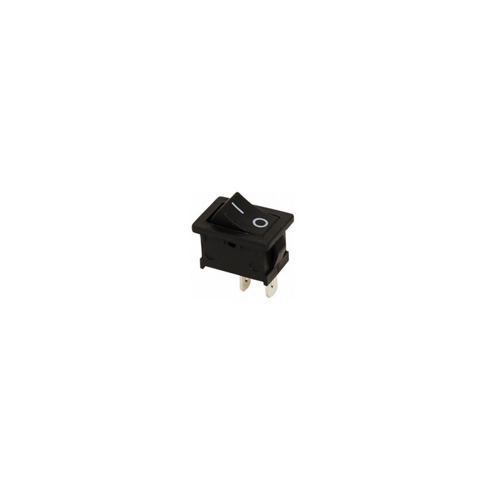 SWITCH TIPO BALANCÍN MINI 1P 1T NEGRO KCD