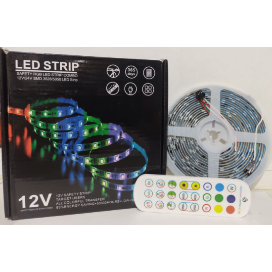 TIRA LED CON CONTROL BLUETOOTH 12V