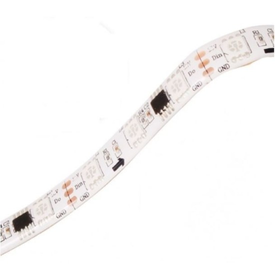 TIRA LED NEOPIXEL RGB WS2812 5M 12V CON CONTROL