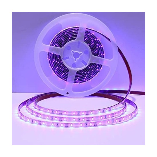 TIRA LED ULTRAVIOLETA 12V 5M