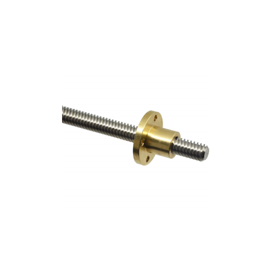 Tornillo ACME 4 hilos con husillo 400x8mm