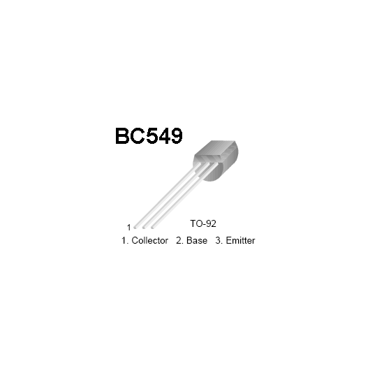 Transistor BC549 100mA 30V