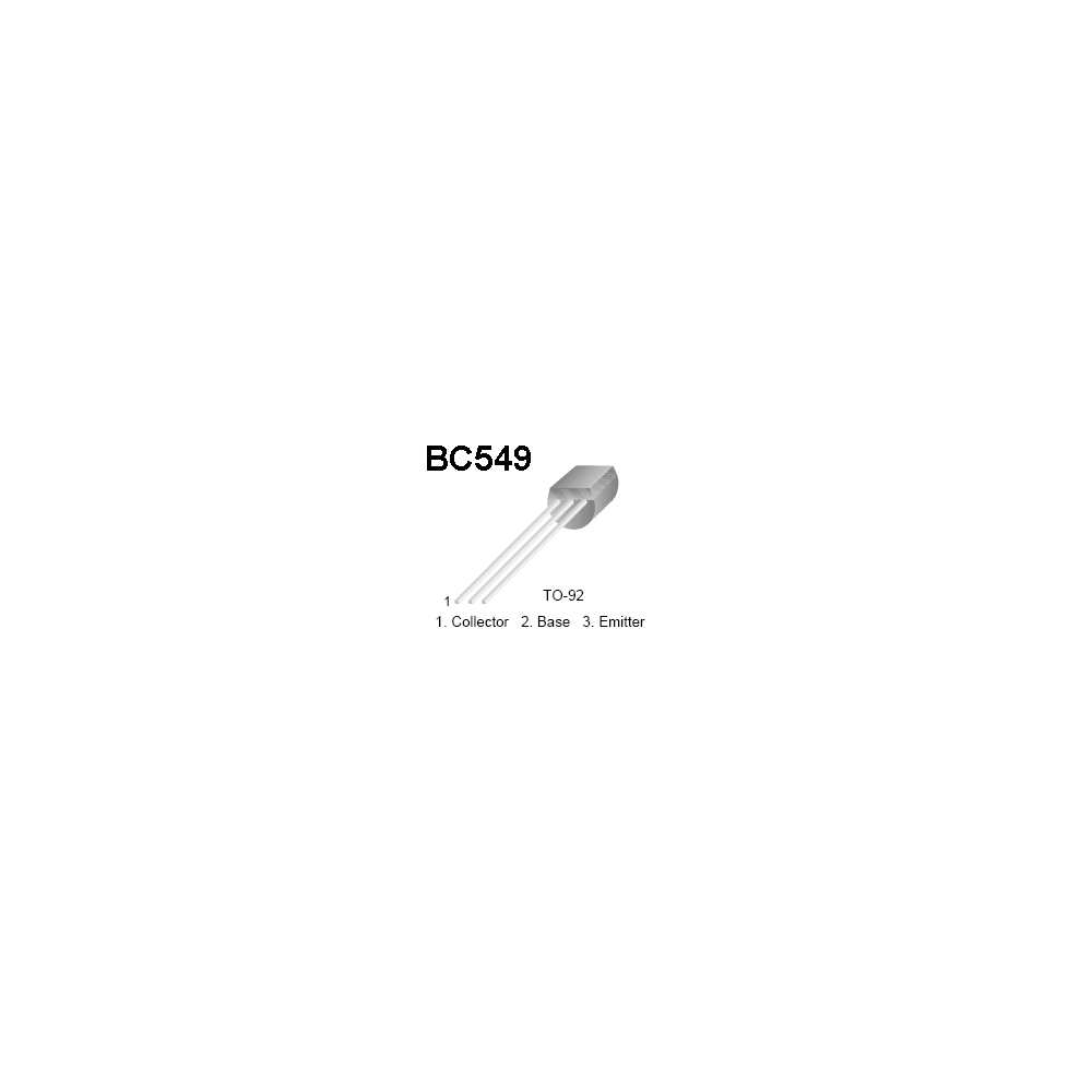 Transistor BC549 100mA 30V