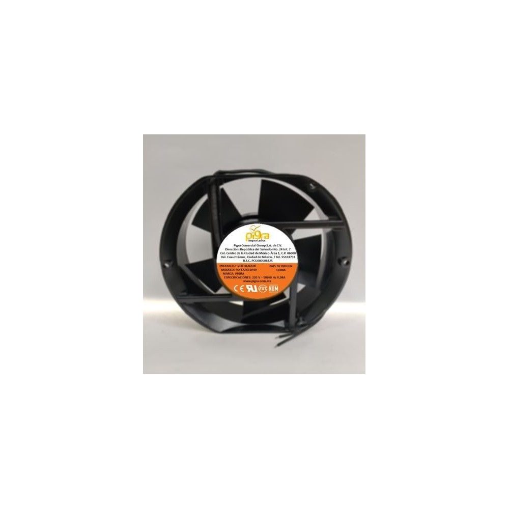 VENTILADOR PIGRA 172X150X51MM 220V