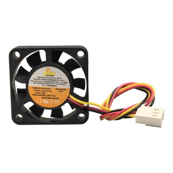 VENTILADOR PIGRA 40X40X10MM 12V
