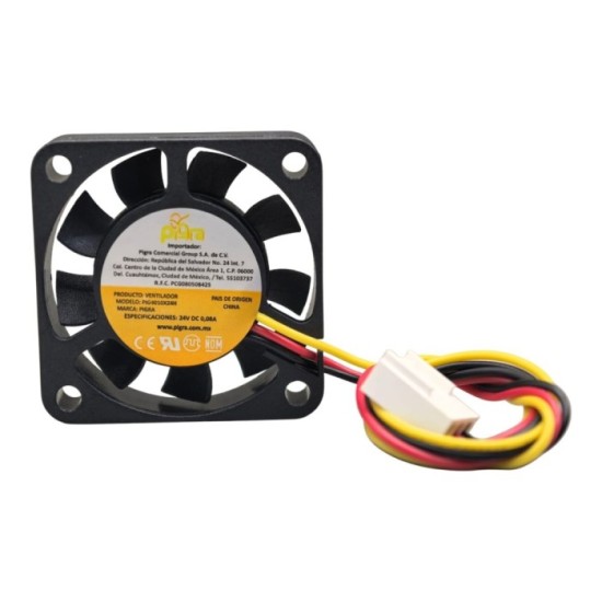 VENTILADOR PIGRA 40X40X10MM 24V