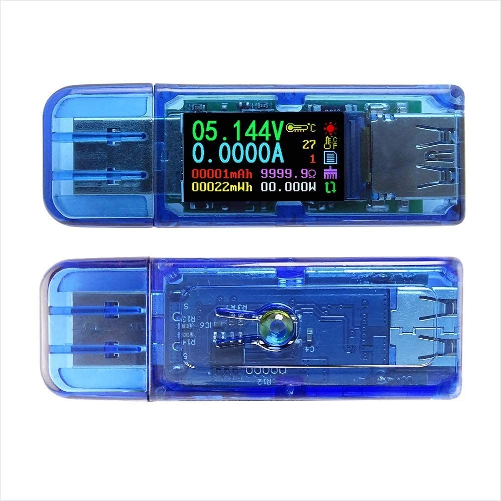 VOLTMETRO AMPERIMETRO USB 3.0 LCD AT34