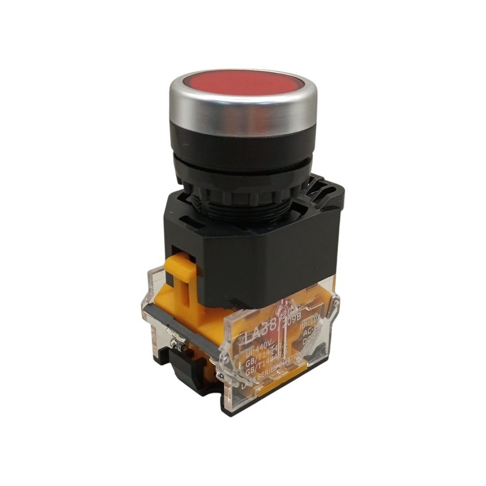 BOTON MOMENTANEO TIPO INDUSTRIAL  22 MM