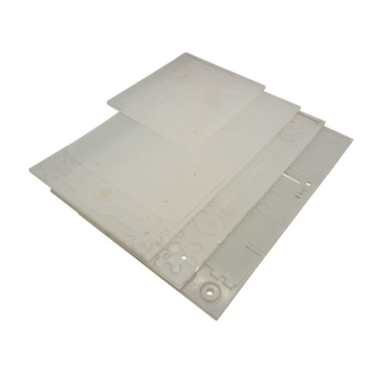 BRAZO ROBOTICO ACRILICO TRANSPARENTE (SOLO ESTRUCTURA)