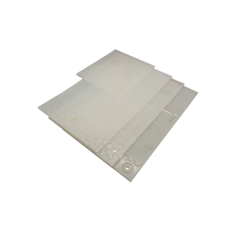 BRAZO ROBOTICO ACRILICO TRANSPARENTE (SOLO ESTRUCTURA)