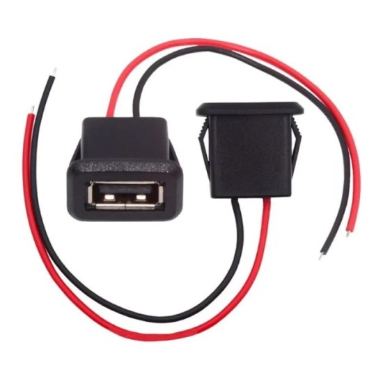 CABLE USB 2.0 CON CONECTOR TIPO A HEMBRA DE 2 PINES