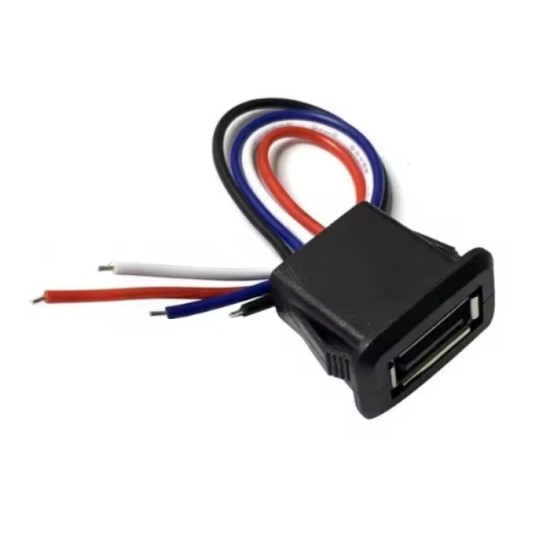 CABLE USB 2.0 CON CONECTOR TIPO A HEMBRA DE 4 PINES