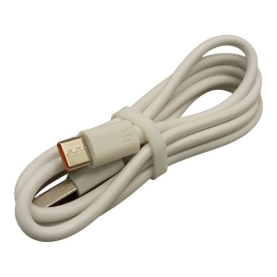 CABLE USB A TIPO C BLANCO 1 METRO
