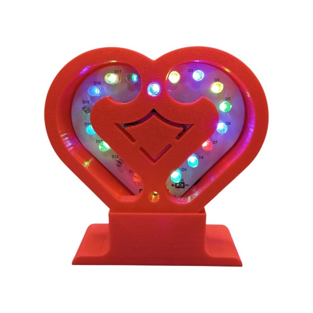 CARCASA CORAZON GALACTICO IMPRESA 3D