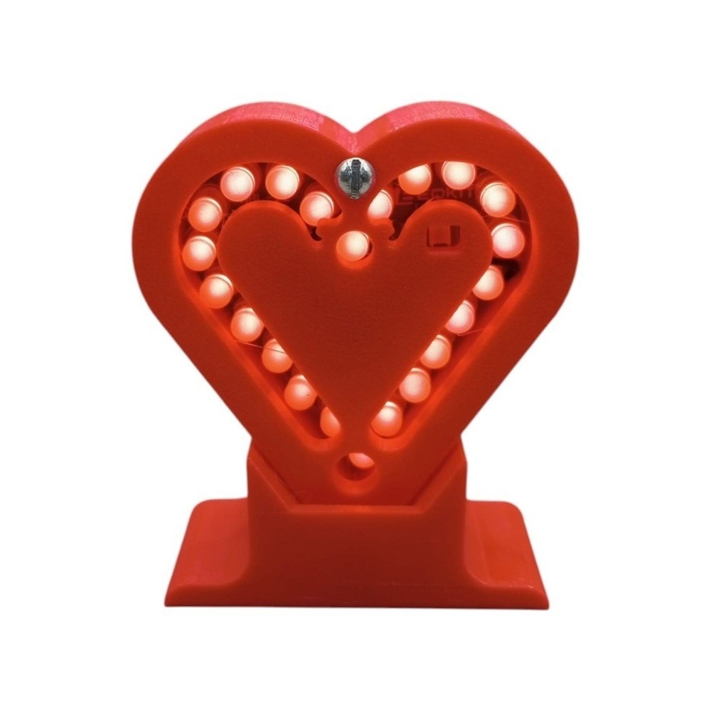 CARCASA DE CORAZON IMPRESA 3D