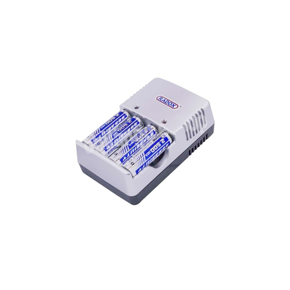 CARGADOR DE BATERIAS AA, AAA, 9V RADOX