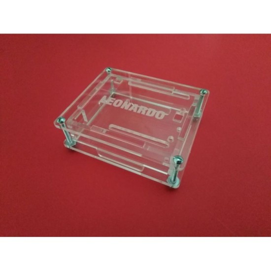 CASE ARDUINO LEONARDO DE ACRÍLICO 3MM