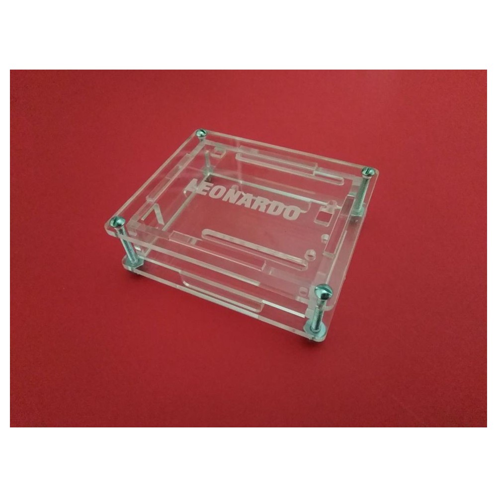 CASE ARDUINO LEONARDO DE ACRÍLICO 3MM