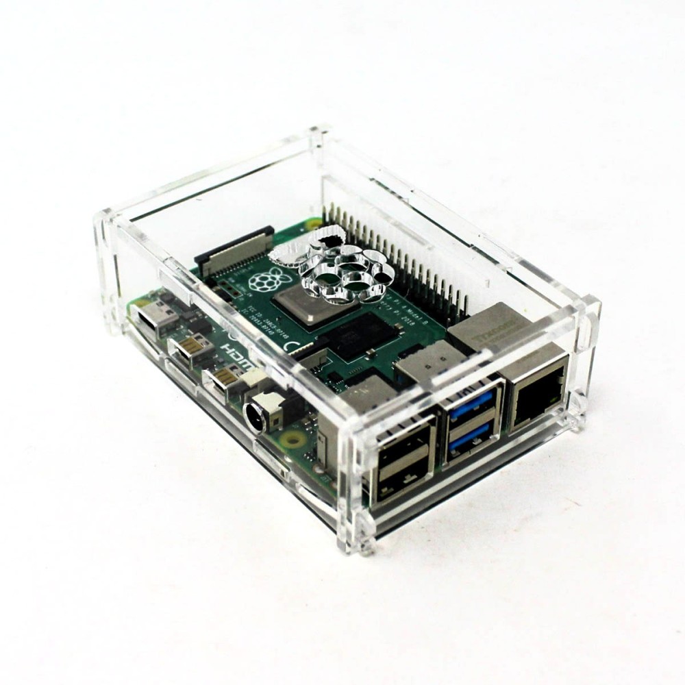 CASE RASPBERRY PI 4B ACRÍLICO 3mm