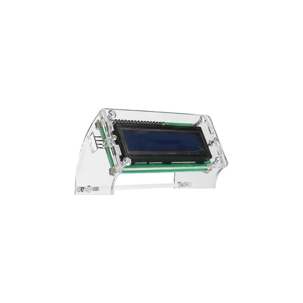 CASE SOPORTE LCD 16X2 DE ACRÍLICO 2mm