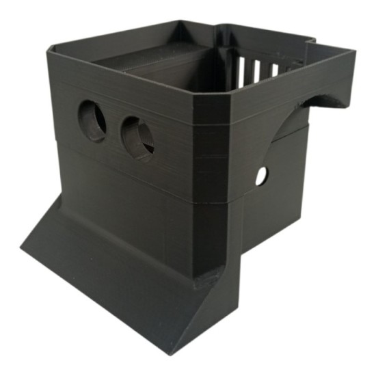 CHASIS MINI SUMO AUTONOMO 3D (10X10 CM) PARA MOTORREDUCTOR AMARILLO
